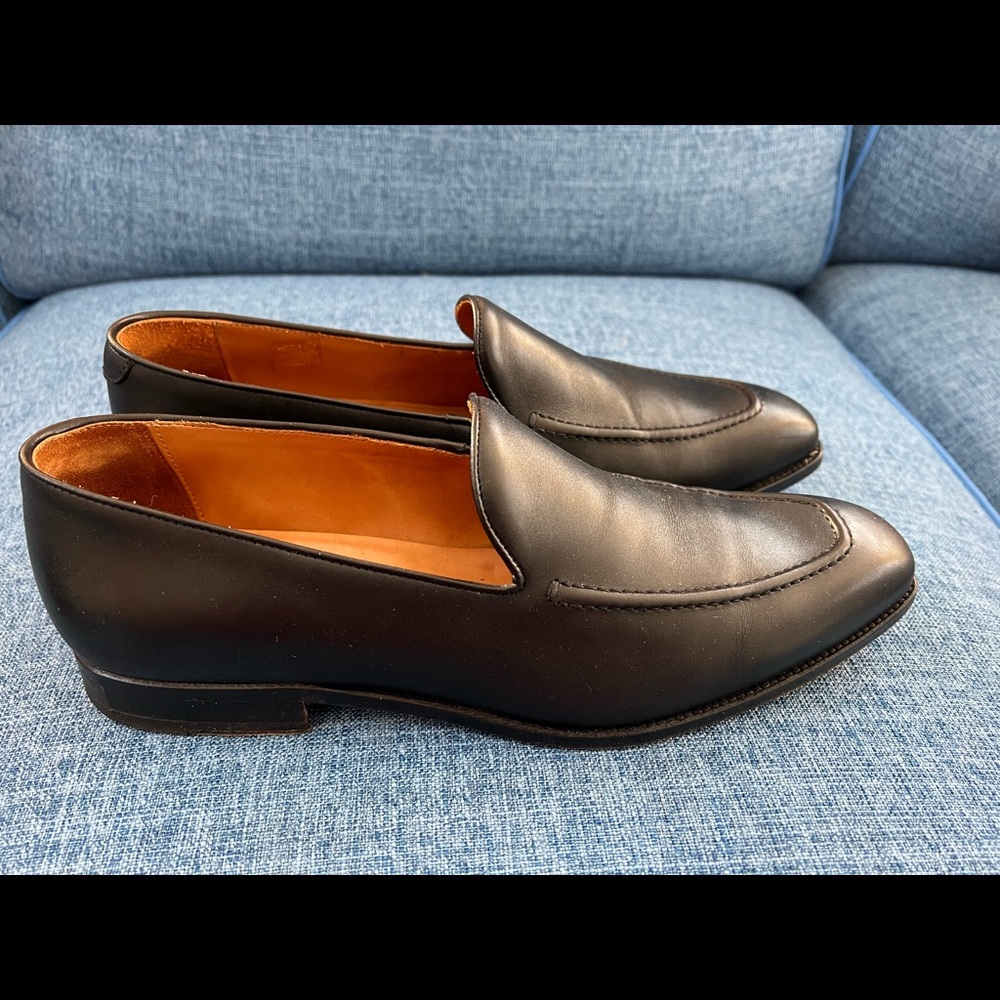 Jack Irwin black men’s Howard loafers size 9.5